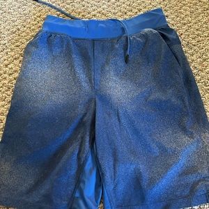 Blue Lululemon Lined Shorts (Small)